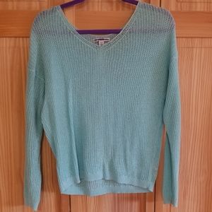 American Eagle Teal Knit Sweater